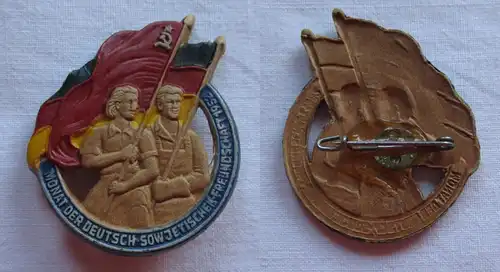 DDR Abzeichen Monat der Deutsch-Sowjetischen Freundschaft 1952 GDSF (149600)