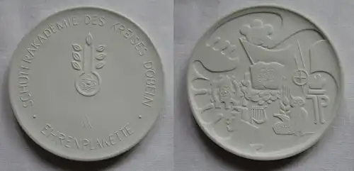 DDR Medaille Ehrenplakette Schülerakademie des Kreises Döbeln JP (149810)