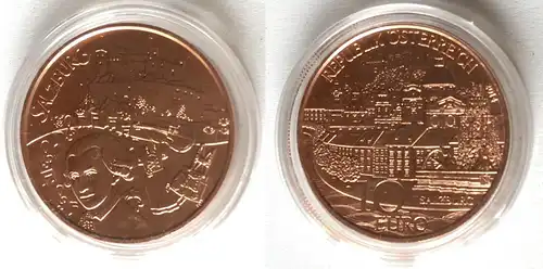 10 Euro Kupfermünze Österreich 2014 Salzburg (122753)