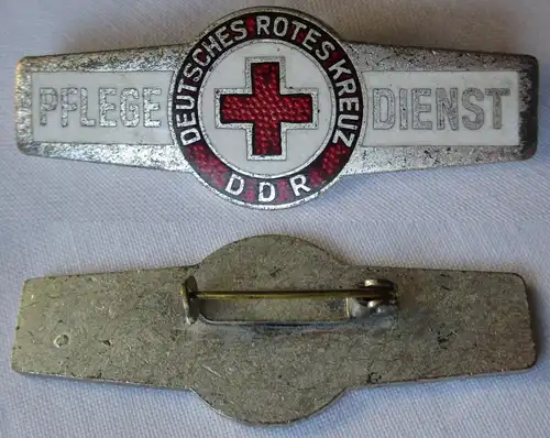 emaillierte DDR Ehrenspange des Deutschen Roten Kreuzes DRK in Silber (127608)