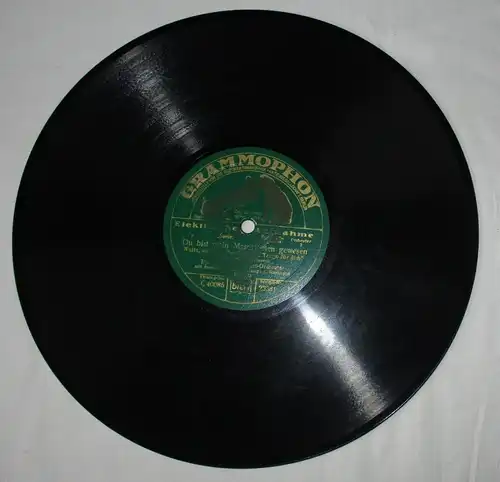 Schellackplatte Grammophon "Das Märchen vom Glück" Tango (125421)