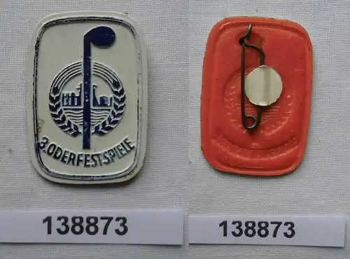DDR Abzeichen 3. Oderfestspiele 1963 (138873)