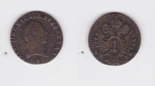 1 Kreuzer Kupfer Münze RDR Habsburg Österreich Franz II. 1800 (126826)