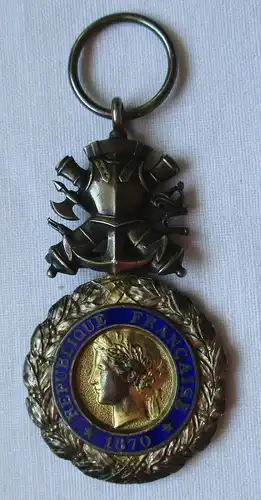 Frankreich Orden Militärmedaille Valeur et Discipline 1870 am Band (129593)