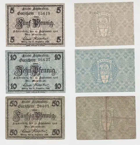 5 - 50 Pfennig Banknote Notgeld Stadt Schkeuditz 15. September 1918 (136043)