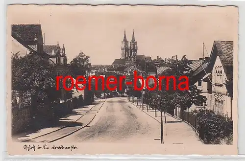 76821 Foto Ak Oschatz in Sa. Dresdnerstr. um 1940