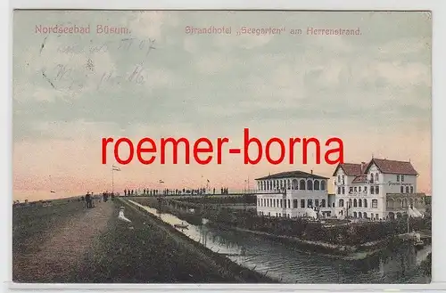 76394 Ak Nordseebad Strandhotel "Seegarten" am Herrenstrand 1907