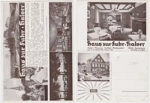 72396 Ak Halver - Haus zur Fuhr, Hotel - Pension, Kaffee - Restaurant, um 1940