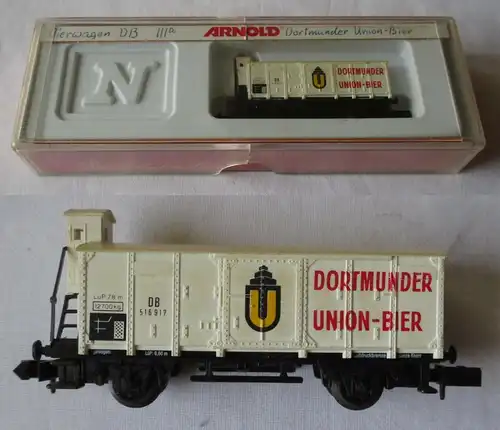 Arnold 4271 Bierwagen Dortmunder Union-Bier der DB Spur N OVP (151892)