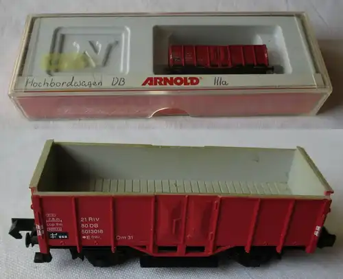Arnold 4250 offener Güterwagen Hochbordwagen der DB Spur N OVP (151867)