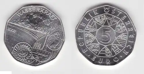 5 Euro Silber Münze Österreich 2003 Wasserkraft (155172)