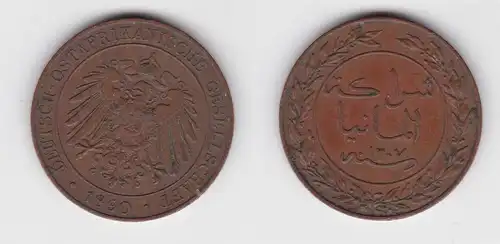 1 Pesa Kupfer Münze Deutsch Ostafrika 1890  (155841)
