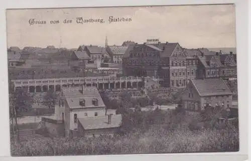 88594 Ak Gruß von der Wartburg Eisleben 1908