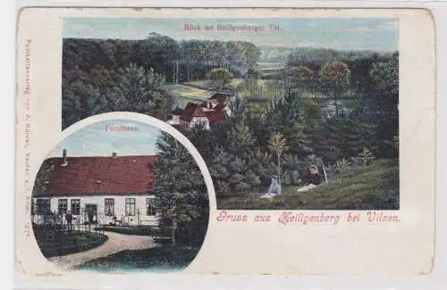 95857 Mehrbild Ak Gruß aus Heiligenberg bei Vilsen Forsthaus usw. um 1900