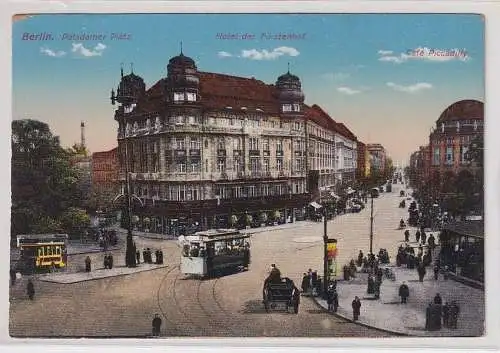 903574 Ak Berlin Potsdamer Platz Hotel der Fürstenhof Café Piccadilly um 1910