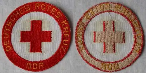 DDR Aufnäher Stoffabzeichen DRK Deutsches Rotes Kreuz (164728)