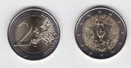 2 Euro Bi-Metall Münze Frankreich 2016 UEFA - Euro 2016 (133407)