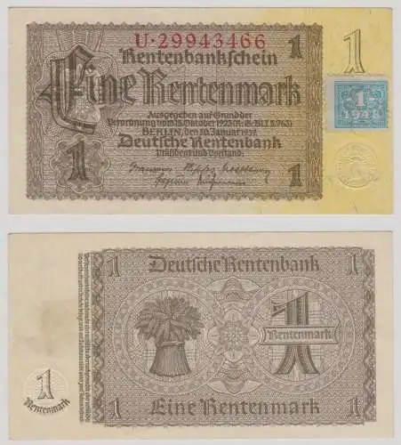 1 Mark Banknote DDR Deutsche Notenbank 1948 Kuponausgabe Ro.Nr.330 b (150308)