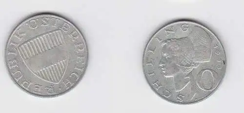 10 Schilling Silber Münze Österreich 1958 (131427)