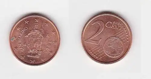 2 Cent Münze San Marino 2006 Freiheitsstatue (131217)
