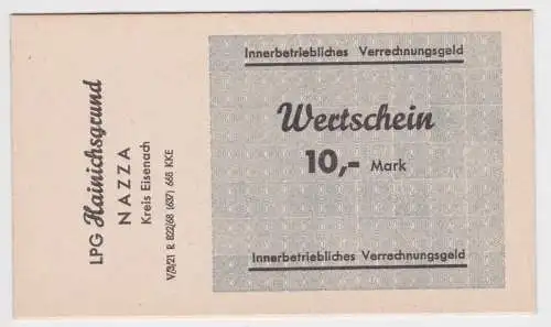 10 Mark Banknote DDR LPG Geld "Hainichsgrund" Nazza 1968 (152534)