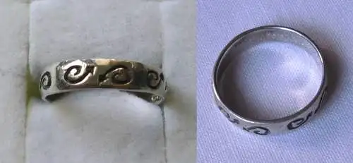 zeitloser 925er Sterling Silber Ring mit gebogenen Pfeilen (118612)