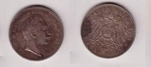 5 Mark Silber Münze Preussen Kaiser Wilhelm II 1903 (108843)