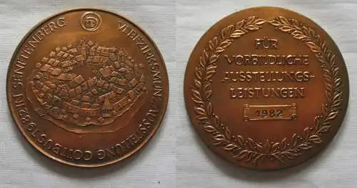 DDR Medaille VI.Bezirksmünzausstellung  Cottbus 1982 in Senftenberg (151559)