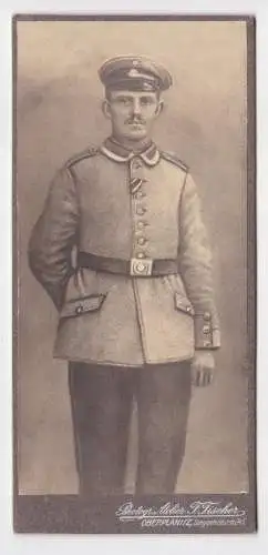 43323 Kabinett Foto Oberplanitz Soldat um 1915