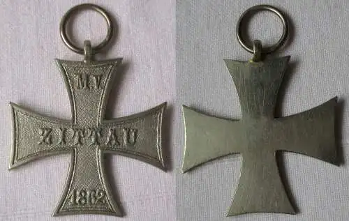 seltenes Abzeichen Kreuz Militärverein Zittau 1862 (122757)