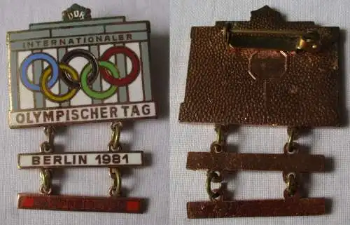 DDR Abzeichen Internationaler Olympischer Tag Berlin 1981 Kampfrichter (138462)