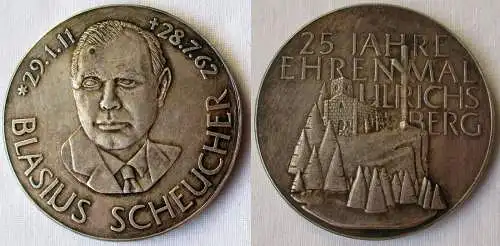 Medaille Blasius Scheucher 1911-1962 - 25 Jahre Ehrenmal Ulrichs Berg (156044)