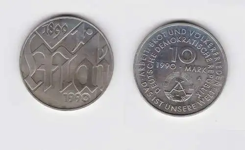 DDR Gedenk Münze 10 Mark 100.Jahre 1.Mai Feiertag 1990 (148756)