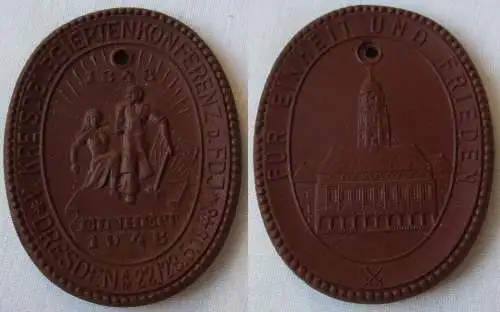 DDR Medaille V. Kreisdelegiertenkonferenz der FDJ Dresden 1848 - 1948 (145516)