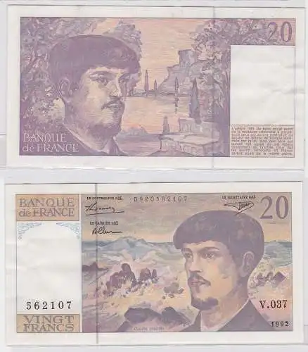 20 Franc Banknote Frankreich 1992 (122336)