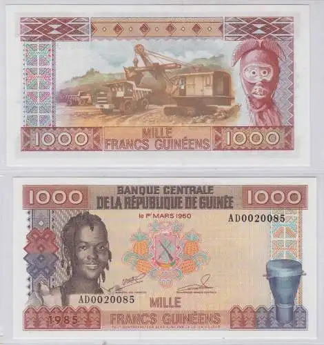 500 Franc Banknote Guinea République de Guinée (2006) bankfrisch UNC (138361)