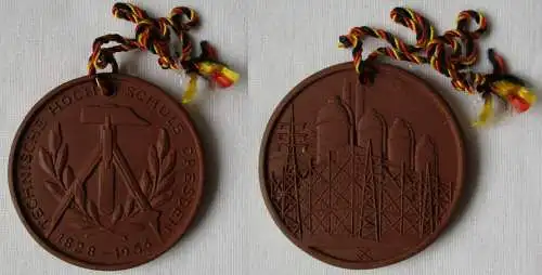 DDR Medaille Meissner Porzellan Technische Hochschule Dresden 1828-1953 (144809)