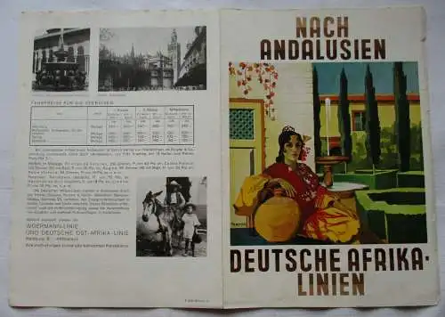 Deutsche Afrika-Linien Nach Andalusien - Katalog 1930 Anton Hamburg (111777)