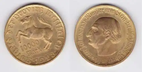 10000 Mark Notgeld der Provinz Westfalen 1923 Jäger N 20a (156352)
