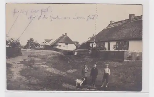 71790 Foto Ak Trassenheide auf Usedom Bauernhäuser 1912