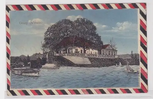 52580 Ak Orsoy am Niederrhein Wilhelm Husemeyer Altes Zollhaus 1912