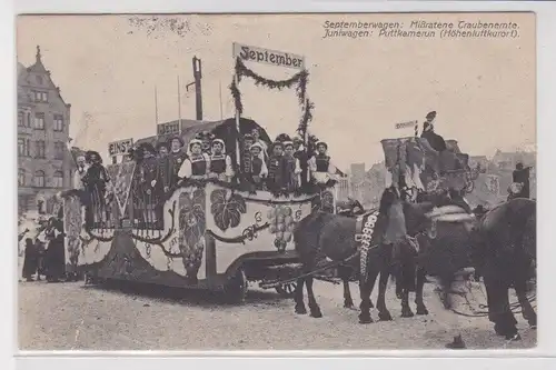 72859 Ak Mannheim Jubiläums-Karnevalszug 1907
