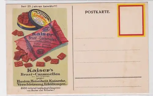 60991 Reklame Ak Kaiser´s Brustkaramellen gegen Husten um 1920