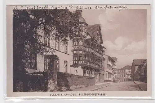 18643 Ak Soolbad Salzungen Sulzbergerstraße 1917