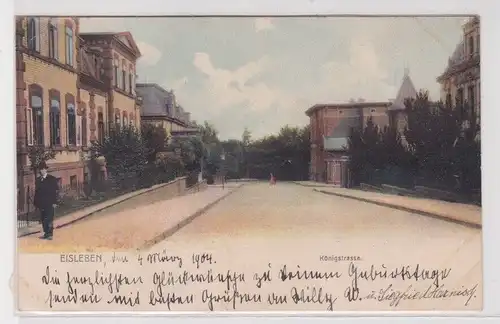 05889 Ak Eisleben Königstrasse 1904