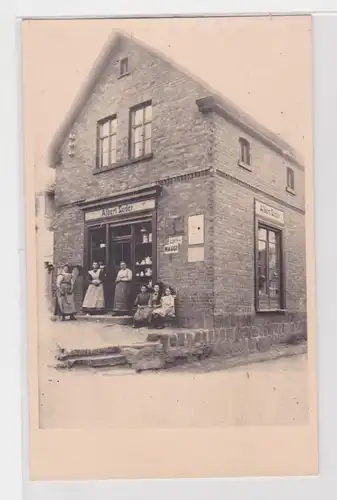 91413 Foto Ak Ahlsdorf Kolonialwarengeschäft von Albert Suder um 1910