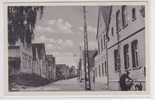 902696 Ak Kreisfeld Hergisdorf Hauptstrasse um 1940