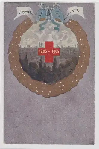 904571 Ak Bayerischer Frauen Verein vom roten Kreuz 1805-1905