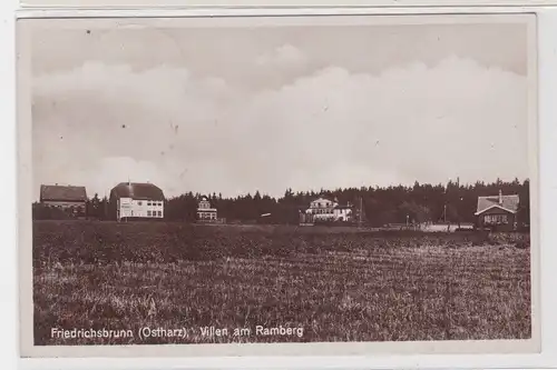 904821 Ak Friedrichsbrunn Ostharz Villen am Ramberg 1931