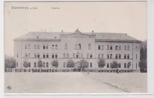 95026 Ak Blankenburg am Harz Kaserne 1910